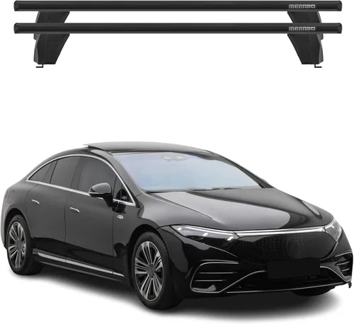 Miniatura 11 de OMAC Barras transversales superiores para Mercedes EQS V297 2022-2024 Acero Negro