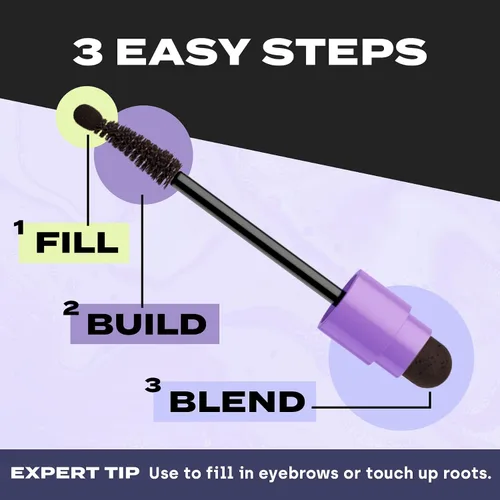 Miniatura 6 de Toppik Fill Me In - Relleno de línea capilar para retoque de raíces de color de cabello, varita de fibras para el cabello, relleno en línea capilar