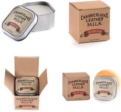 Miniatura 7 de Leather Milk Bálsamo reparador, acondicionador profundo para cuero. Repara cuero seco, agrietado y rayado. Natural, no tóxico. Fabricado en EE. UU.