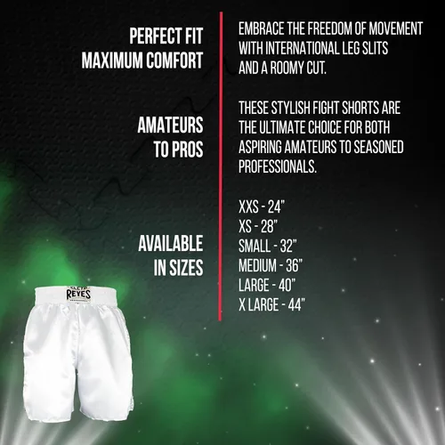 Miniatura 5 de CLETO REYES Boxing Shorts Trunks for Men, Training Uniform, Professional Competition Fitness Clothes, Fight Apparel, Satin