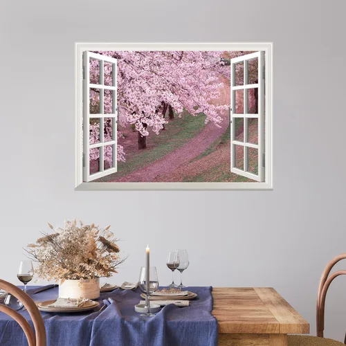 Miniatura 34 de Wall26 - Adhesivo de pared extraíble de 36 x 48 pulgadas Flor de cerezo - 02