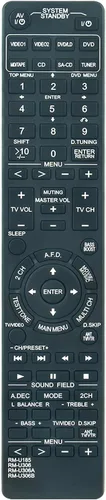 PERFASCIN 4IN1 RM-U185 RM-U306 RM-U306A RM-U306B Nuevo control remoto de repuesto compatible con Sony AV System STR-DE197 STR-DE585 HT-1700D