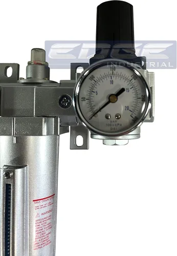 Miniatura 5 de Sistema de secado de aire de tres etapas con clasificación industrial: filtro de partículas de aire, filtro coalescente de 0.01 micras y regulador