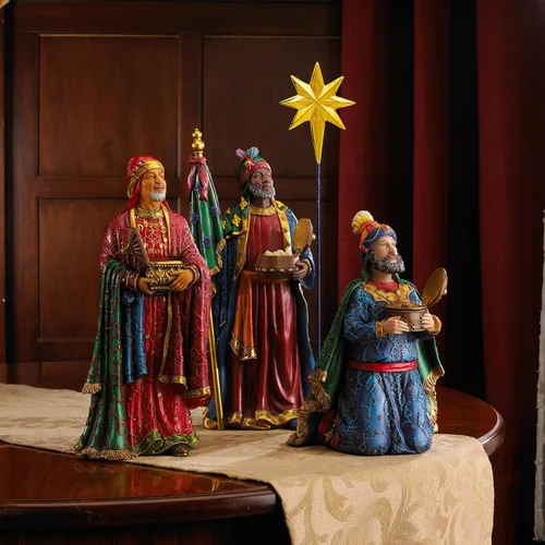 Miniatura 3 de Escena de la natividad completa, con modelos de 7 pulgadas