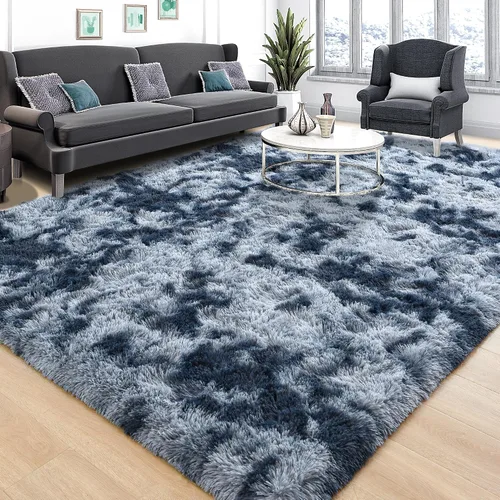 Miniatura 57 de Tepook Alfombras súper suaves y esponjosas para sala de estar, alfombras de área de 8 x 10 pies para dormitorio, alfombra moderna peluda, alfombras