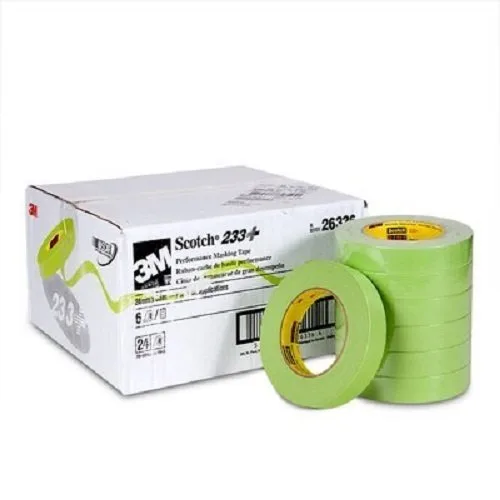 3M Más de 233 cintas adhesivas verdes, 1 pulgada x 180.4 ft - Cinta adhesiva automotriz de alto rendimiento, 24 rollos por caja