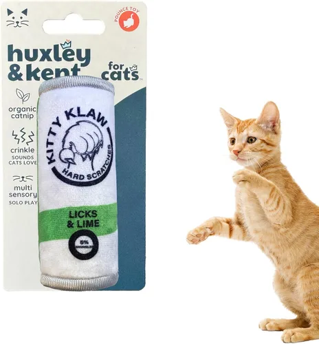 Miniatura 13 de Huxley & Kent Juguete de peluche para gatos, Toto's Pawdka, relleno de hierba gatera fuerte, juguete interactivo de felpa para gatitos y gatos