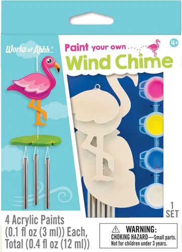 Miniatura 12 de Works of Ahhh Mini Craft Set - Juego de manualidades familiares para construir y pintar casa de pájaros