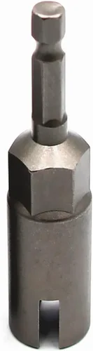 Miniatura 6 de 1 pieza de destornillador profundo de tuerca de ala, 1/4" de vástago hexagonal con ranura para tuerca de ala, herramienta de enchufe de tuerca