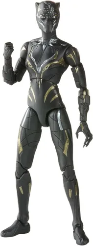Miniatura 4 de Marvel Legends Series Black Panther Wakanda Forever Black Panther - Figura de acción MCU de 6 pulgadas, 2 accesorios