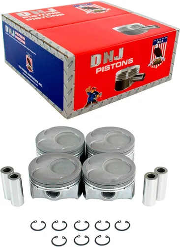 DNJ P193B.20 Juego de pistones de gran tamaño .020 pulgadas (.1.969 in) para Hyundai 14-15, Kia Elantra, Elantra GT, Tucson, Forte, Forte Koup,