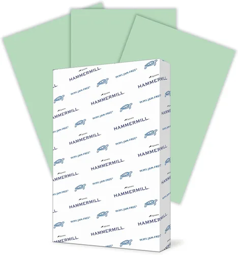 Miniatura 13 de Hammermill Papel de color, papel de impresora crema de 20 libras, 8.5 x 11-1 resma (500 hojas), fabricado en los Estados Unidos, papel pastel