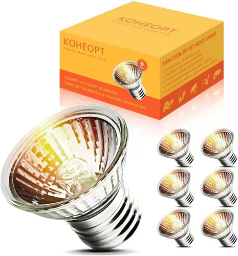 Miniatura 8 de Paquete de 2 bombillas UVA de 25W, lámpara de calor con luz para tortugas para reptiles y tanques de anfibios, terrarios y jaulas, se ajusta a