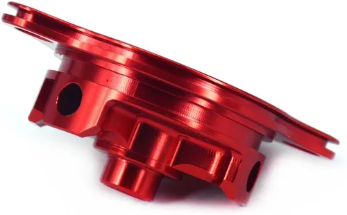 Miniatura 5 de JFG RACING Tapa de Filtro de Aceite de Billete para Moto CRF250R 2004-2009, CRF250X 2004-2017 Dirt Bike, ROJO