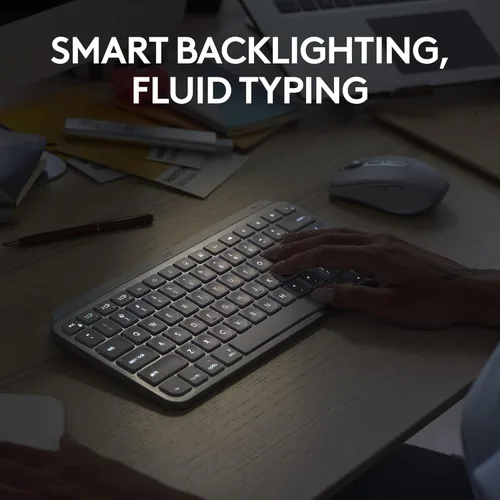 Miniatura 4 de Logitech MX Keys Mini teclado + mouse inalámbrico MX Anywhere 3S - Escritura fluida, teclas retroiluminadas, desplazamiento rápido, USB-C