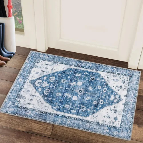 Miniatura 39 de COMSLE Alfombra Corredor Bohemia, 2 x 7 pies Alfombras Lavables para Pasillo Lana Sintética Pequeña Alfombra de Área de Cocina Alfombra Desgastada