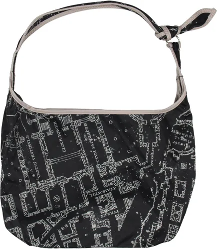 Miniatura 4 de Harry Potter The Marauder's Map Hogwarts - Bolso cruzado de hombro con correa ajustable, Negro