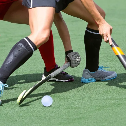 Miniatura 6 de Deekin Bolas de hockey callejero de 8 pulgadas que brillan en la oscuridad, pelotas deportivas para interiores y exteriores