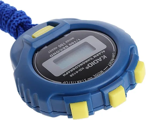 Miniatura 6 de Portátil Digital LCD Deportes Cronógrafo Contador Temporizador para w/Correa Metal Plástico Componentes Eléctricos