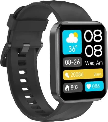 Relojes inteligentes para mujeres y hombres (responder/hacer llamadas) compatibles con teléfonos iPhone/Android, monitor de ritmo cardíaco de 1.85