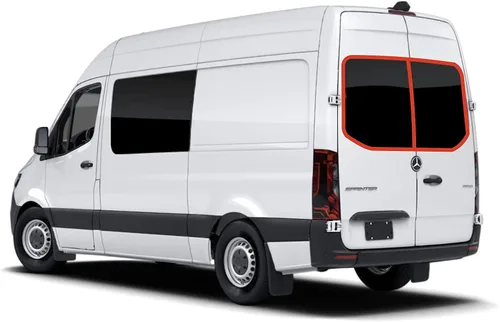 Miniatura 4 de VanEssential Cubiertas magnéticas aisladas de plástico para puertas traseras opacas (par) diseñadas para Mercedes-Benz VS30