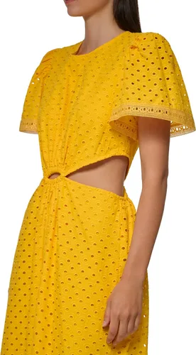Miniatura 2 de Karl Lagerfeld Paris Women's Lace Cut Outs Long Dress