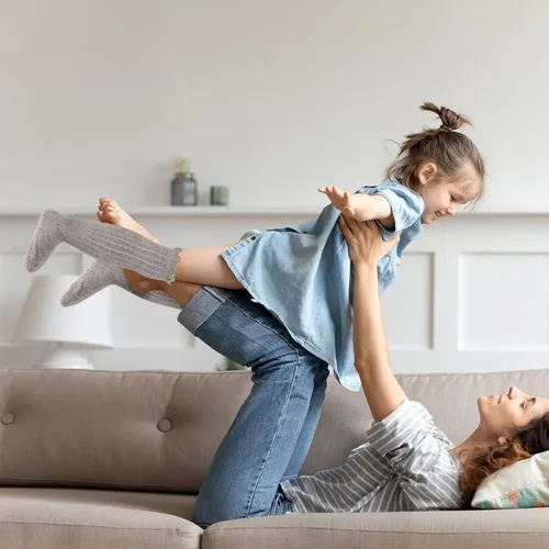 Miniatura 5 de Calcetines hasta la rodilla para bebé niña, calcetines antideslizantes para niños pequeños, tubo con volantes, uniforme para recién nacidos, 5 pares