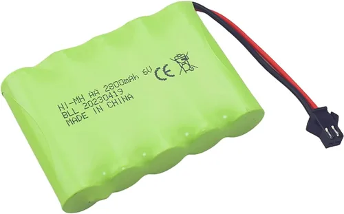 Miniatura 4 de 2 unids AA 6.0 V 2800 mAh SM-2P enchufe batería recargable y cable de carga USB para TB141 TB142 DE37 RC coche juguete coche control remoto