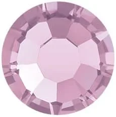 Miniatura 13 de 144 piezas SS10 Preciosa Maxima - Cristal checo con parte trasera plana 438 11 615, diamantes de imitación para manualidades, color rosa