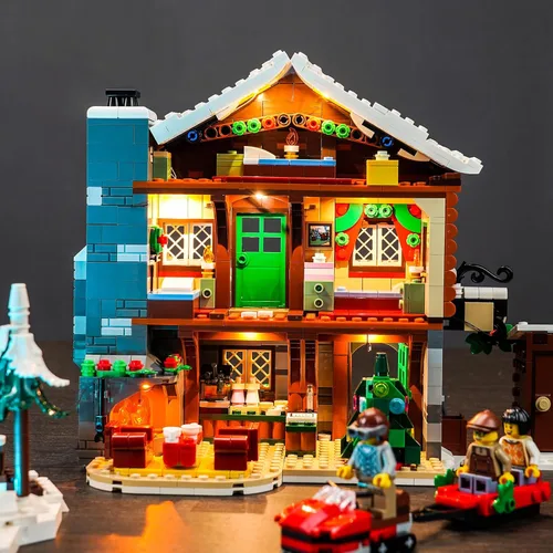 Miniatura 4 de VONADO Kit de luz LED para Lego Alpine Lodge 10325 Christmas Winter Village para adultos (solo luces, sin modelos)
