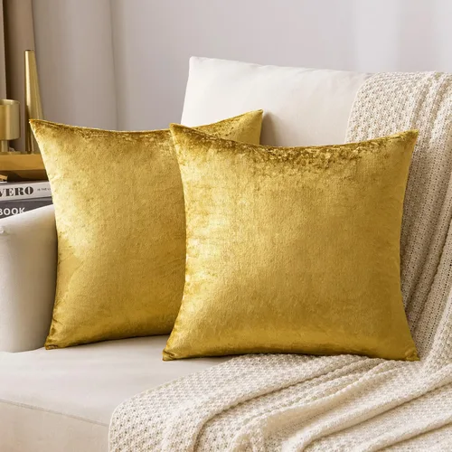 Miniatura 18 de MIULEE Fundas de almohada de terciopelo de 22 x 22 pulgadas, paquete de 2 unidades, color negro, fundas de cojín cuadradas decorativas súper suaves