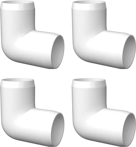 Miniatura 9 de Accesorios de PVC de 1-1/4 pulgadas, 5 vías (paquete de 4), conector de tubería de PVC de grado de muebles de 1-1/4 pulgadas, codo de PVC de 1-1/4