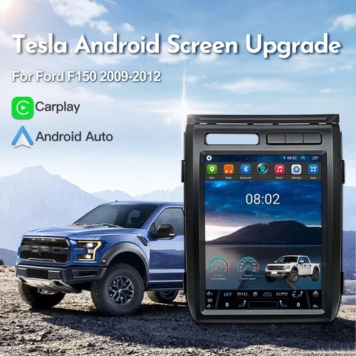Miniatura 5 de Radio de coche Carplay de 12.1 pulgadas para Ford F150 Raptor 2009-2012 años, CPU de 8 núcleos, Carplay Android Auto Ready GPS WiFi FM DSP