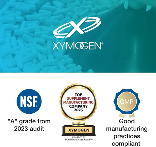 Miniatura 3 de XYMOGEN GastrAcid - Betaína HCl con pepsina, ácido L-glutámico + amargos digestivos de raíz de genciana para apoyar la digestión, absorción