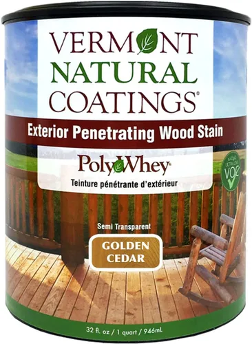 Miniatura 31 de Vermont Natural Coatings PolyWhey - Tinte penetrante exterior - marrón bellota - cuarto de galón marrón (Acorn Brown)