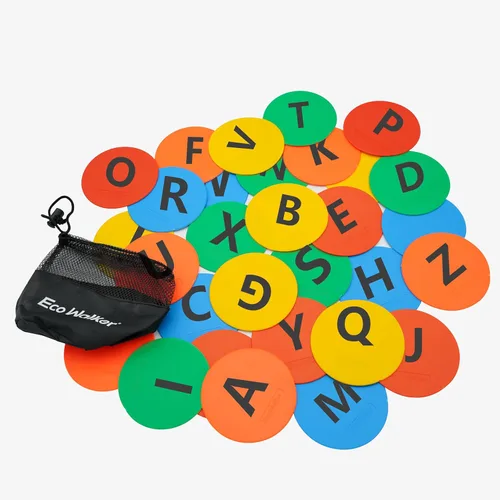 Miniatura 9 de Mini marcadores de suelo de 4 pulgadas para aula, preescolar y jardín de infantes (juego de 20 unidades) (número 1-30)