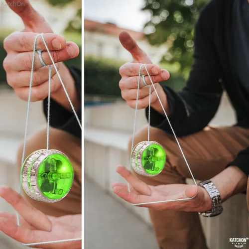 Miniatura 8 de KatchOn, Yoyos multicolor iluminados – Paquete de 24 Yoyo LED a granel, rellenos de piñata para niños, recuerdos de fiesta de cumpleaños Yoyo