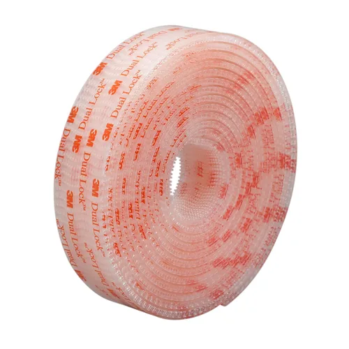 Miniatura 11 de 3M Sujetadores resellables de doble bloqueo SJ3560, tipo 250, transparentes, 1 pulgada x 50 yardas, uso industrial, cierre a presión, fuerte