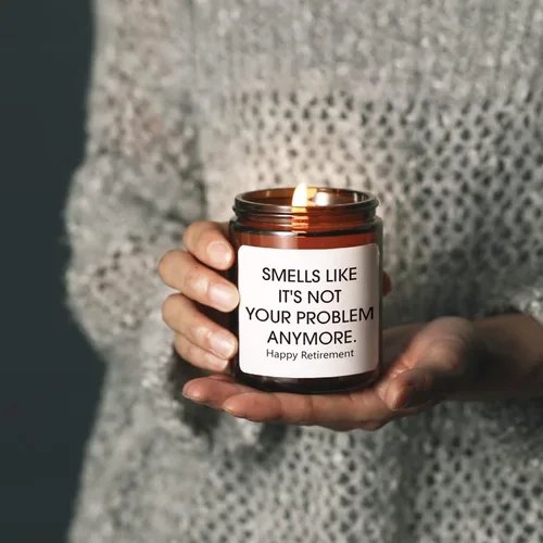 Miniatura 5 de Regalos de jubilación para mujeres, divertida vela de jubilación, regalos de jubilación para mujeres, hombres, amigos, compañeros de trabajo