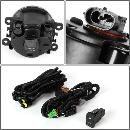 Miniatura 4 de DNA MOTORING FL-ZTL-135-CH - Conjunto de luz antiniebla para conductor y pasajero Mejora la visibilidad [Compatible con Suzuki Grand Vitara 06-14]