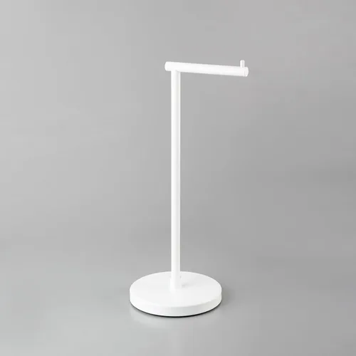 Miniatura 11 de GERZWY Soporte de papel higiénico de pie SUS 304 Acero inoxidable Pedestal a prueba de herrumbre Soporte de rollo de papel de baño Soporte de piso
