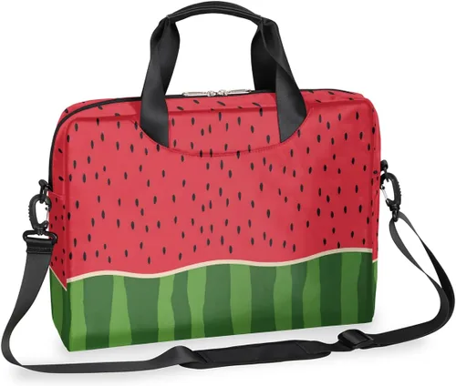Bonita bolsa de hombro para computadora portátil para mujeres y hombres, bolsa para computadora portátil, funda para laptop, maletín de transporte