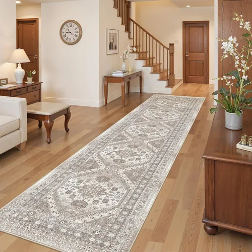 Miniatura 31 de befbee Alfombras de 6x9 pulgadas para sala de estar - Alfombras lavables a máquina resistentes a las manchas para dormitorio, alfombra de área