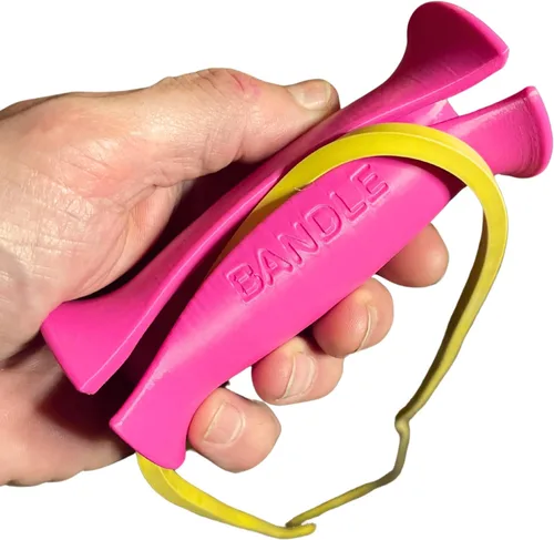 Miniatura 9 de Bandle™ - Verdaderas asas ergonómicas para bandas de resistencia Libera todo el potencial de entrenamientos de cuerpo completo sin dolor Gris