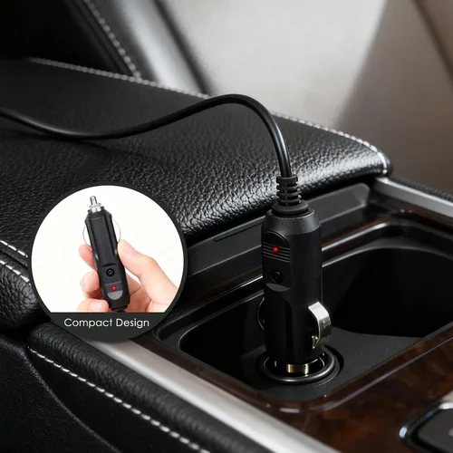 Miniatura 5 de Adaptador de cargador de coche de 12 V CC, enchufe macho de encendedor de cigarrillos de 0.217 in x 0.098 in para cámara, CCTV, refrigerador