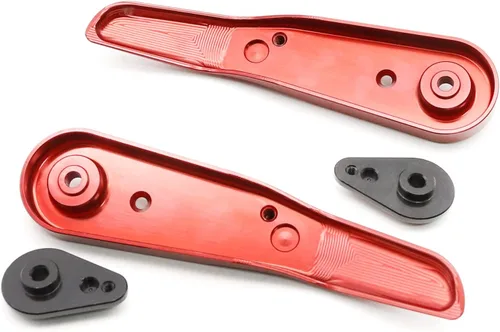 Miniatura 6 de Paramanos de motocicleta Billet Protectores de mano con deslizador para Ducati Multistrada 1260/1200/950 y Hypermotard 950 2015 en adelante, negro