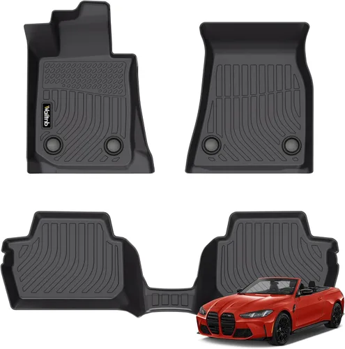 Miniatura 14 de Tapetes de piso para todo clima y forro de carga con respaldo para Chevrolet Suburban de 7 asientos 2021-2025 / GMC Yukon XL de 7 asientos
