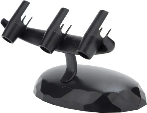 Miniatura 6 de Estación de soporte de pistola de aerógrafo Soporte de plástico para cepillo de aire con capacidad para 3 bolígrafos universales para aerógrafo