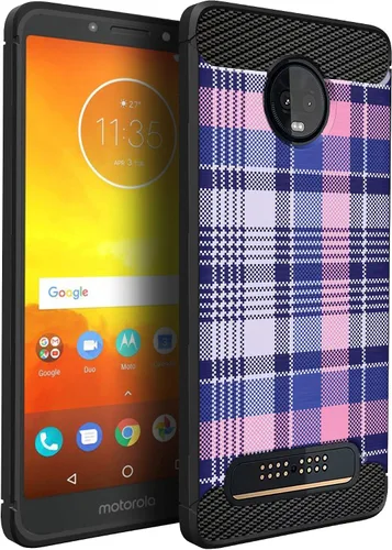 Miniatura 16 de CasesOnDeck Funda compatible con [Motorola Moto Z3 Play Moto Z3] Moto Z3 Design, funda delgada negra flexible y elegante protección contra golpes