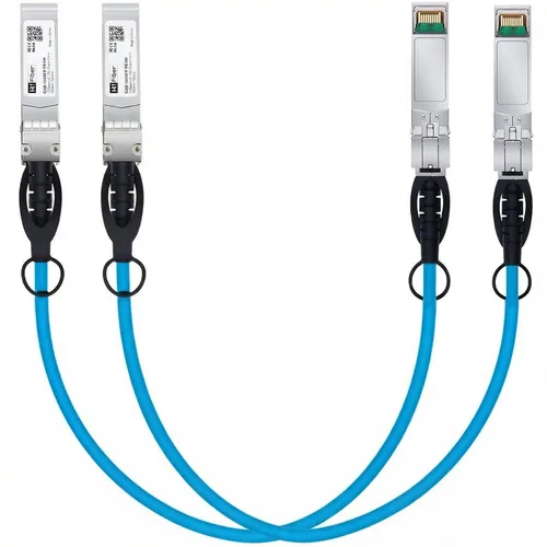 Miniatura 33 de H!Fiber SFP+ Cable 10G SFP+ DAC, 0.8 ft (0.82 pies), cable Twinax de cobre de conexión directa pasiva para Cisco SFP-H10GB-CU0.25M, Ubiquiti UniFi